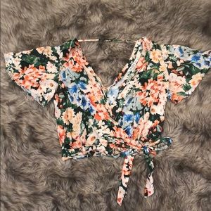Zara Wrap Top